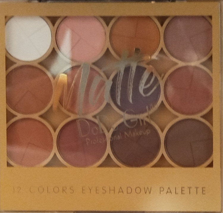 پالت سایه چشم با کیفیت ۱۲ رنگ مات دودوگرل - Matte DoDo Girl