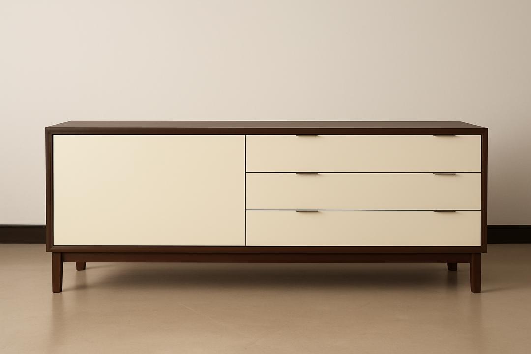 بوفه و دراور مدرن وارداتی شرکت bcm تایلند (روکش چوب)