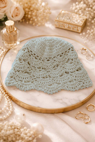 کلاه قلاب بافی دست باف