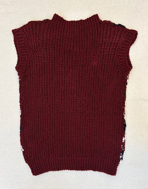 ژیله زنانه دست باف طرح اسکاچ