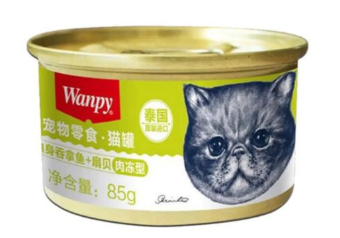 کنسرو گربه ونپی مدل نچرال طعم تن و گوش ماهی - وزن 85 گرم