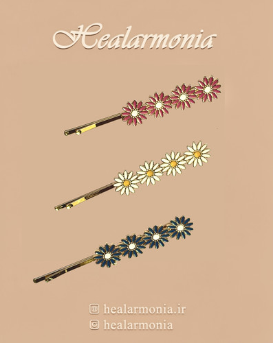 سنجاق مو طرح گل برند آی ام - مجموعه 3 عددی