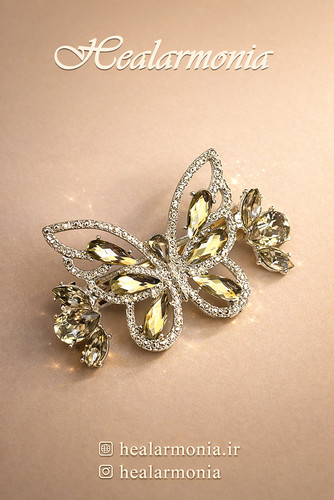 گیره مو زنانه طرح پروانه فرانسوی