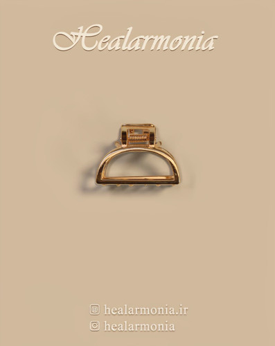 کلیپس مو فلزی طلایی سایز کوچک برند سیکس