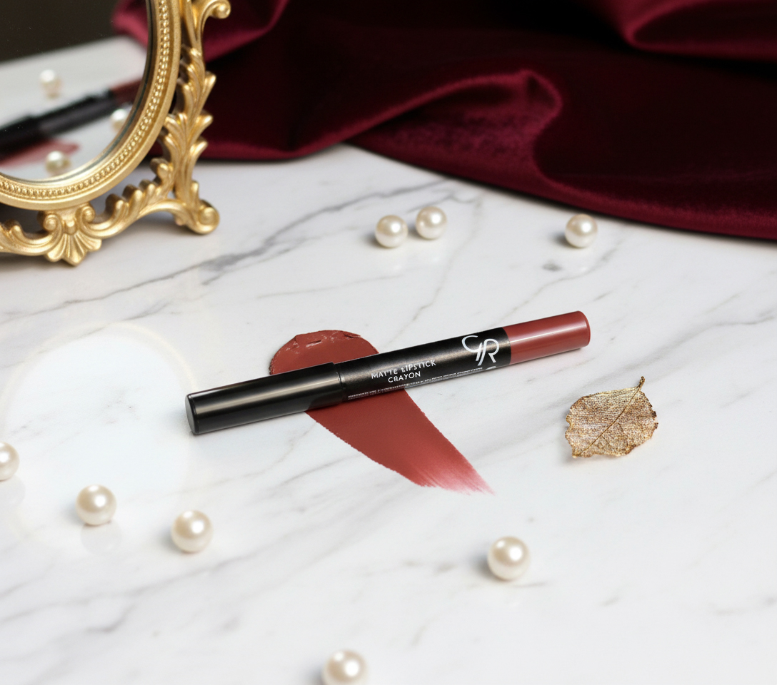 رژ لب مدادی مات مدل کرایون Matte Lipstick Crayon شماره 10 - وارداتی