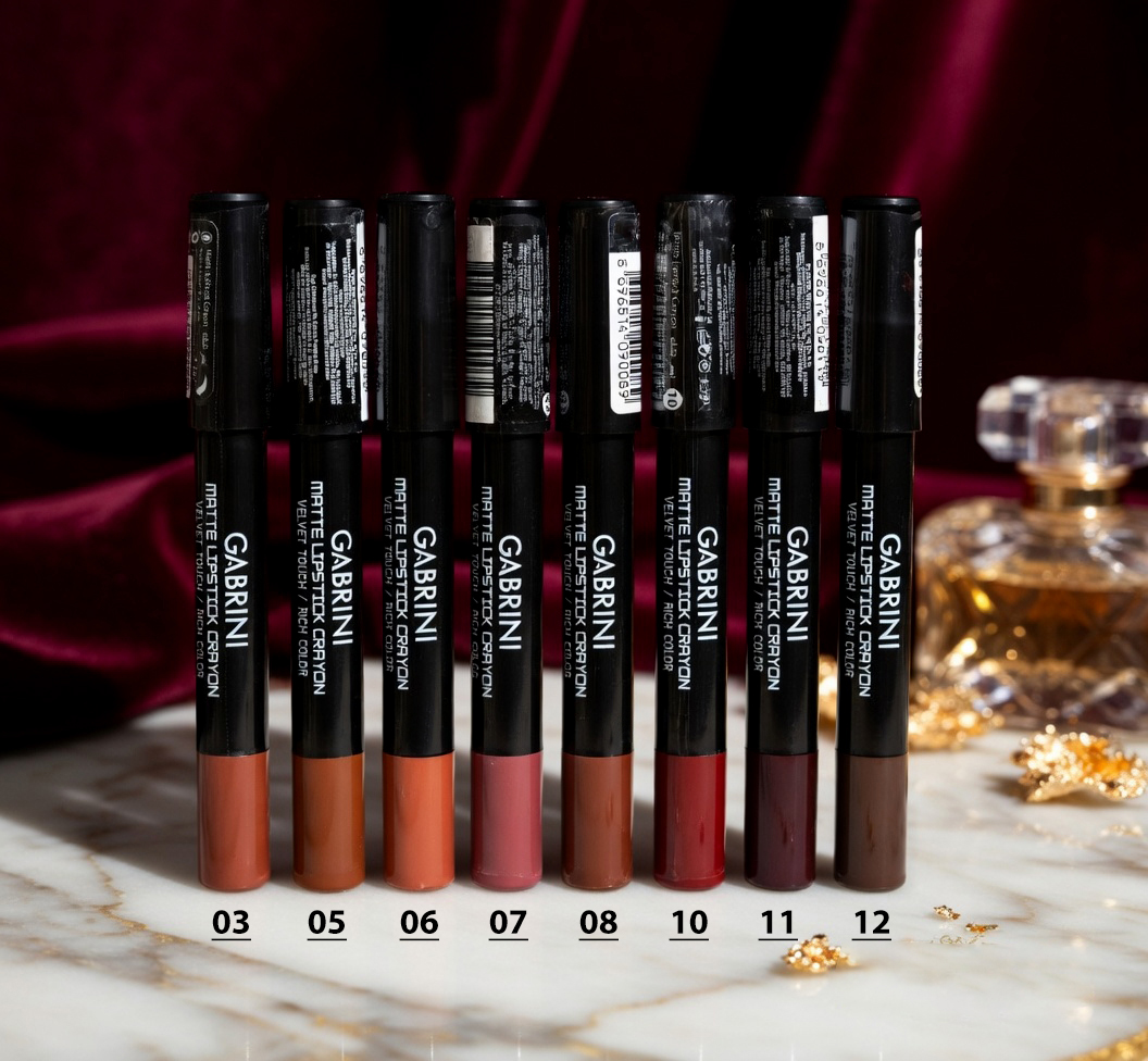 رژ لب مدادی مات مدل Matt Lipstick Crayon - وارداتی