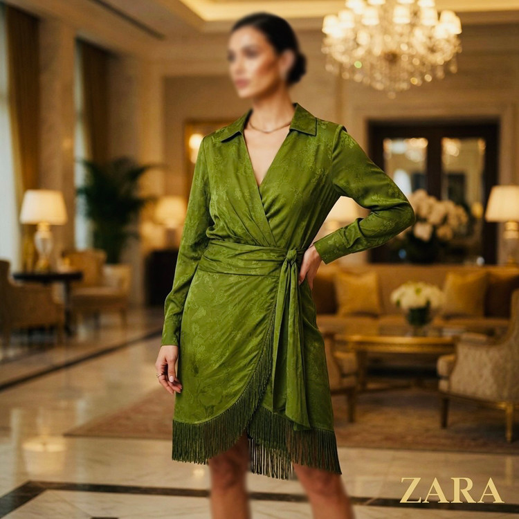 پیراهن زنانه برند زارا اصل - وارداتی